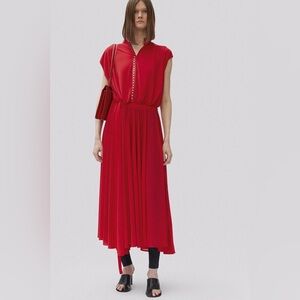 Céline Red Dress with studded leather detail.
Iconic Phoebe Philo. Size 42.